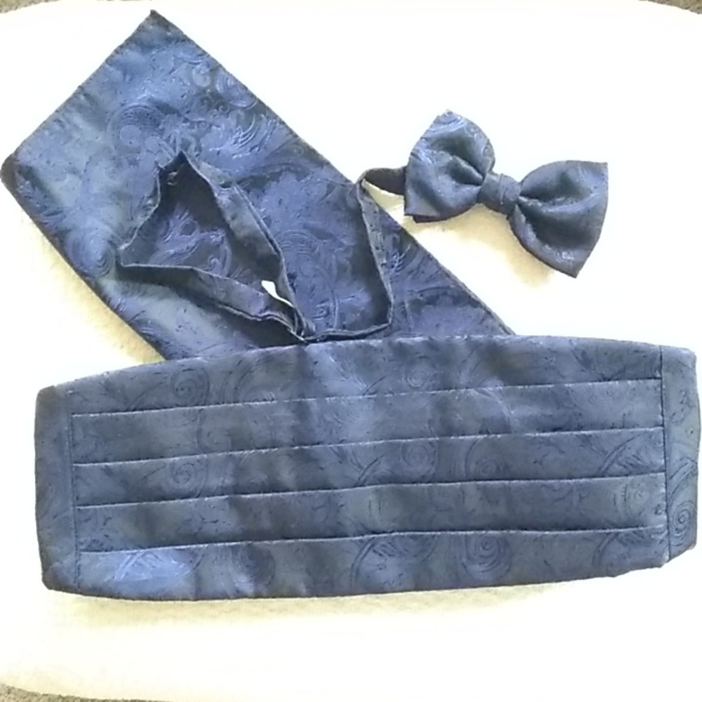 marine tapestry cummerbund set